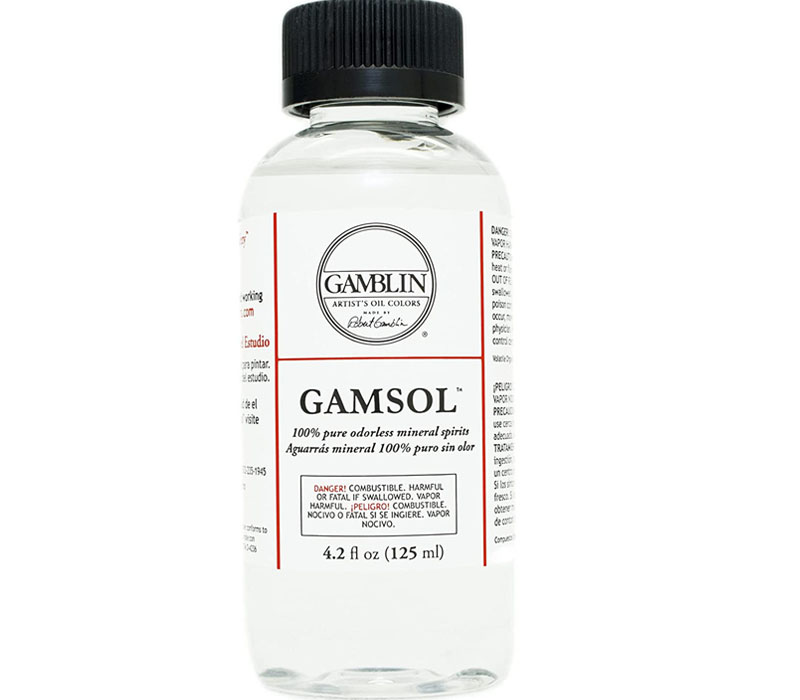 Gamsol Mineral Spirits - 4-ounce