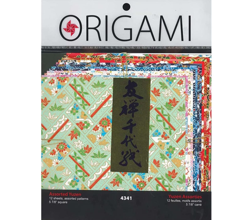 Yasutomo Origami Yuzen Assorted Pack - 12 Sheets