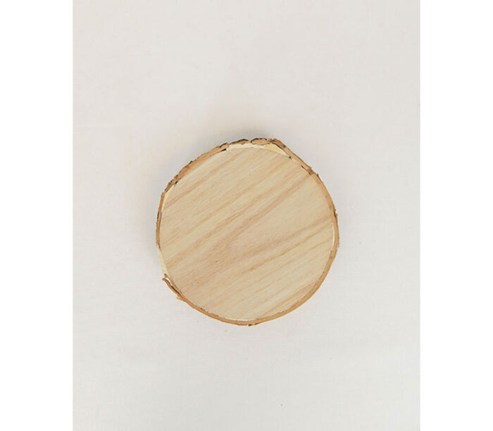 Natural Wood Round Disk - 4.75-inch x .75-inch