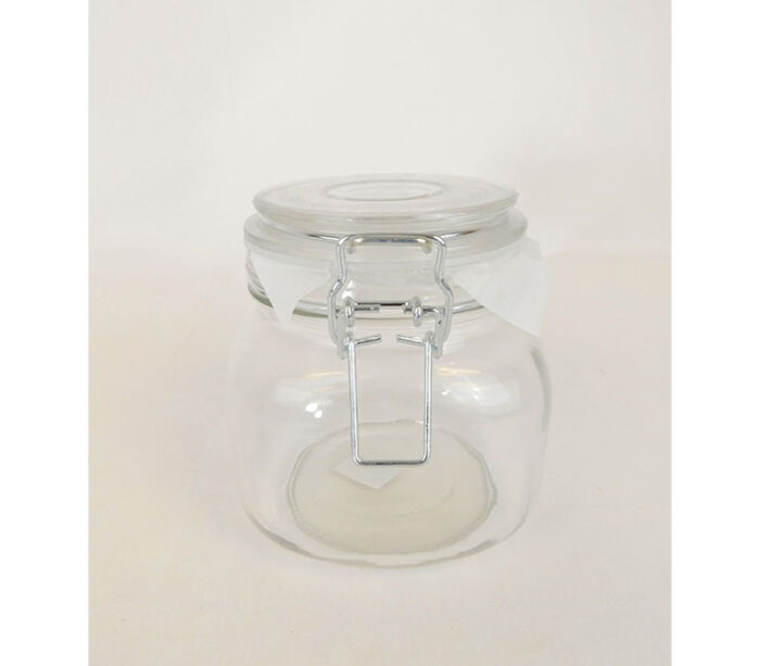 Clear Canister with Latch Lid