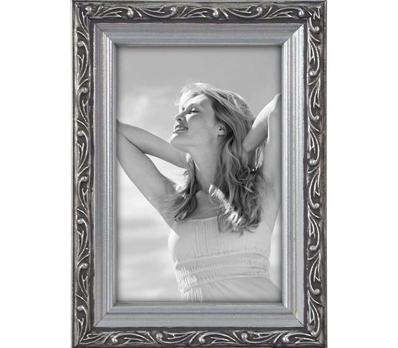 Malden International Frame - Ornate Silver - 4x6