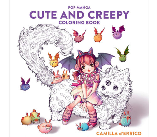 Pop Manga Cute and Creepy Coloring Book