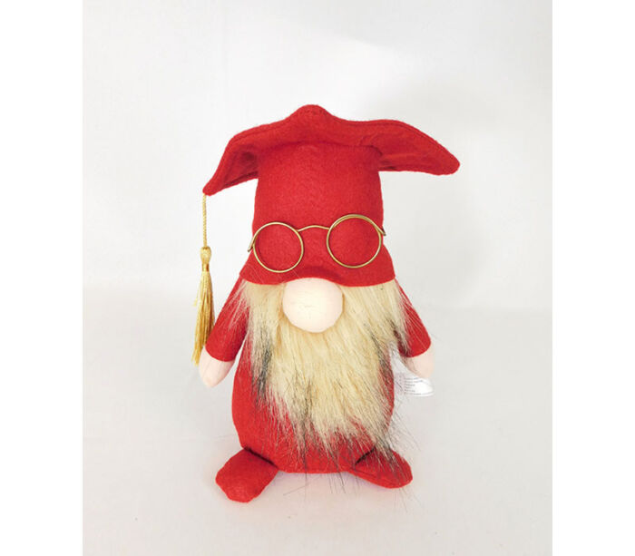 Graduation Gnome - Red Yellow Brown