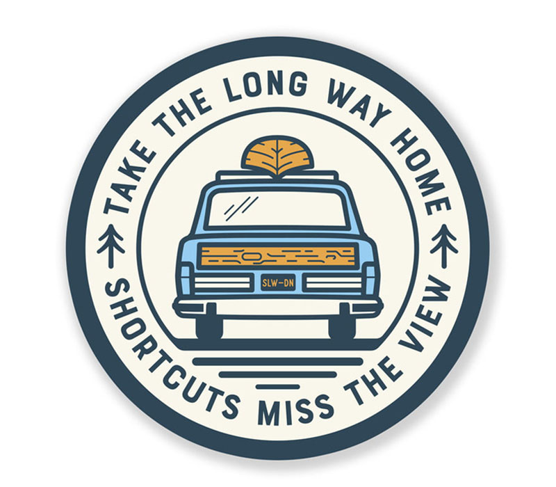 Sticker - Long Way Home