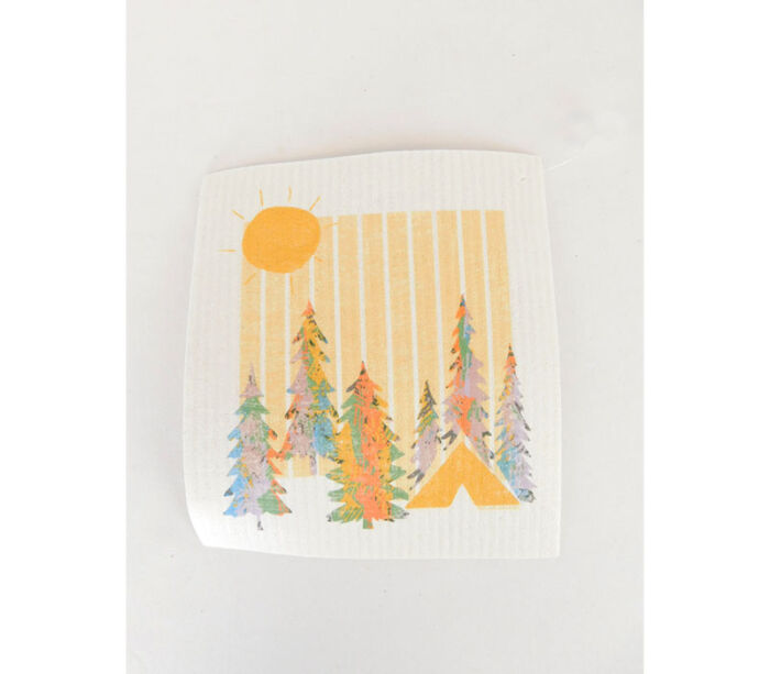 Swedish Towel - Sun and Trees