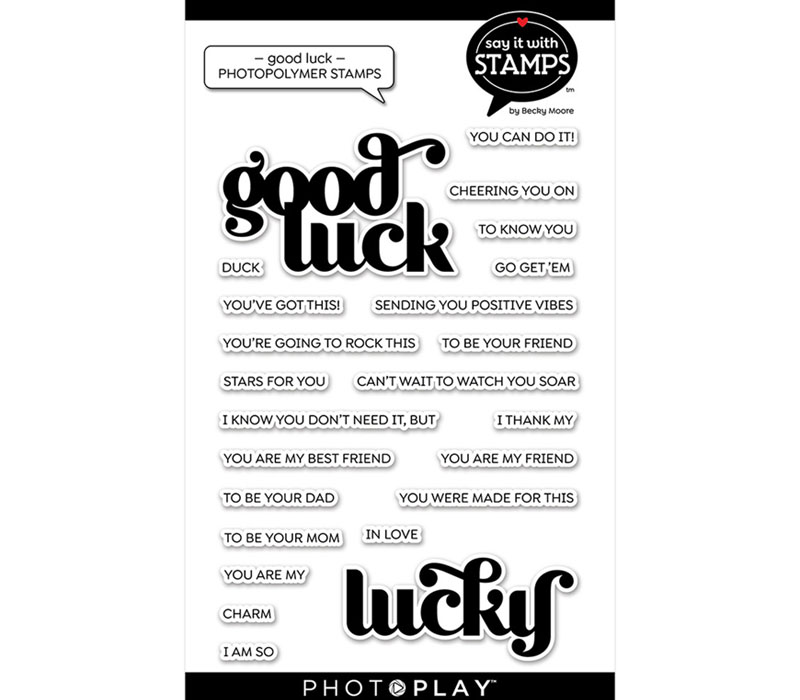 Photo Play Stamp - Good Luck Lucky