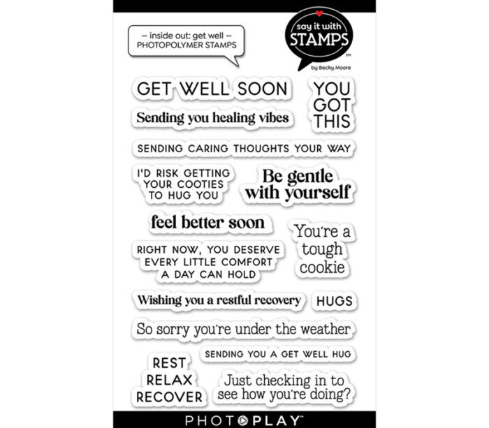 Photo Play Stamp - Inside Out Get Well Soon