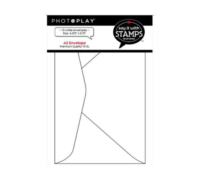 PhotoPlay White Premium Envelopes A2 - 10 Pack