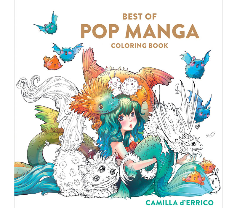 Best of POP Manga Coloring Book