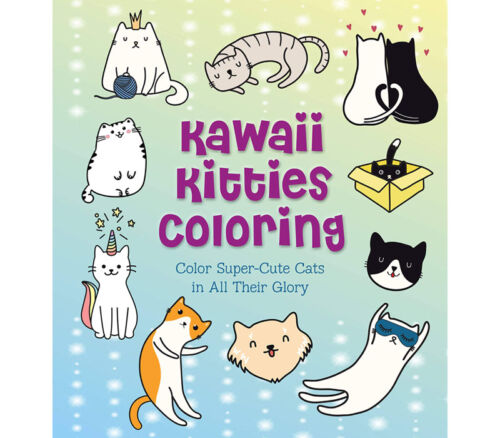 Kawaii Kitties Coloring Book