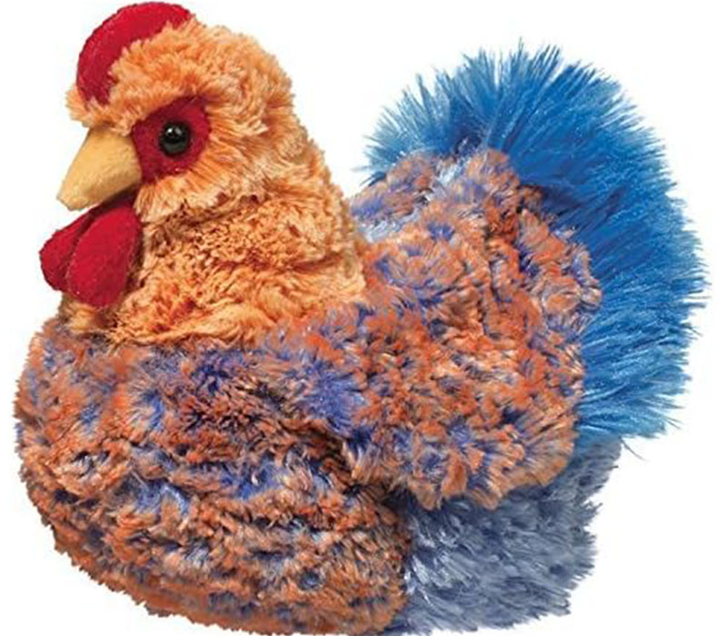 Douglas Plush Stuffed Animal - Henrietta Blue Lace Hen Chicken
