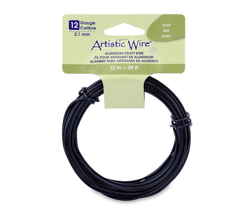 Darice 3958-68 Black 26 Gauge Craft Wire - 30 Yards