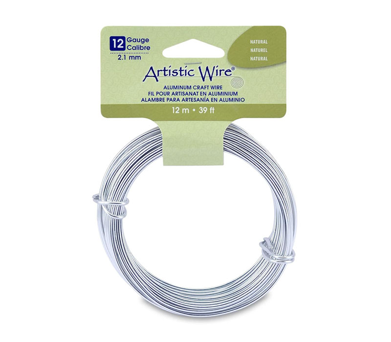 Artistic Wire Aluminum Craft Wire - 12 Gauge - Silver