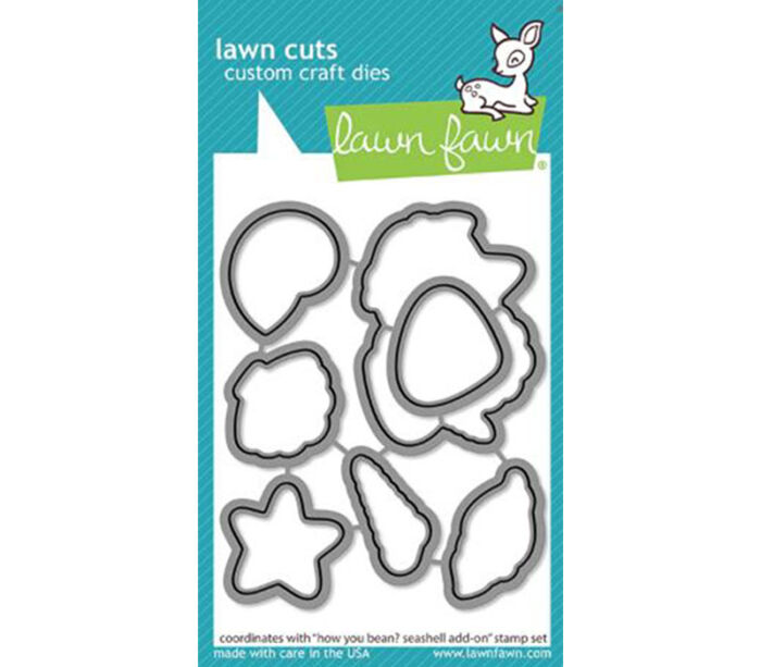 Lawn Fawn Die - How You Bean? Seashell Add-On