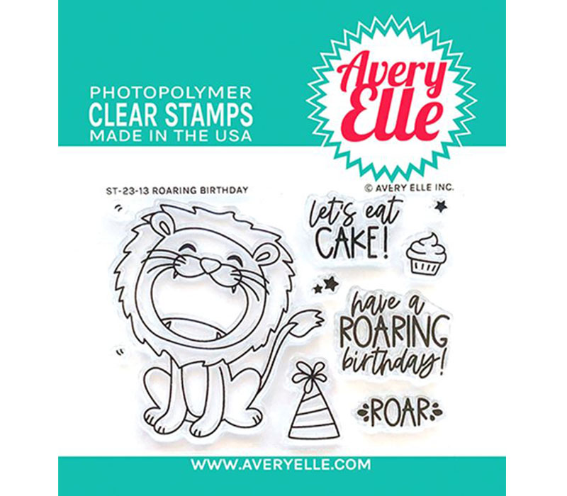 Roaring Birthday Clear Stamps