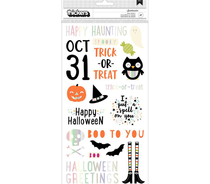 American Craft Phrase Thickers - Happy Halloween