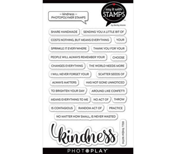 Photo Play Stamps - Say It with Stamps Kindness Word