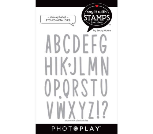 Photo Play Dies - Say It with Stamps Slim Alphabet