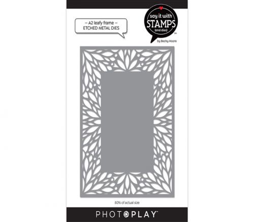 Photo Play Dies - Say It with Stamps A2 Leafy Frame