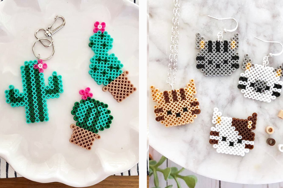 Creating Pretty Pixelated Projects with Perler Beads