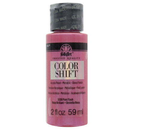 Plaid Folkart - Color Shift Paint 2-ounce Pink Flash