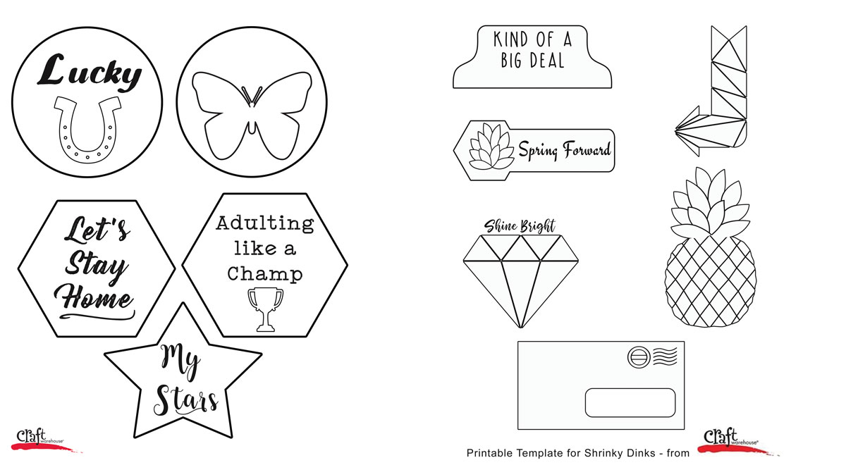 Planner Clips Print Out Template