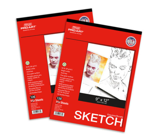Pro Arts - Sketch 50# Pad 9-inch x 12-inch