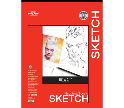 Pro Arts - Sketch 60# Pad 18-inch x 24-inch