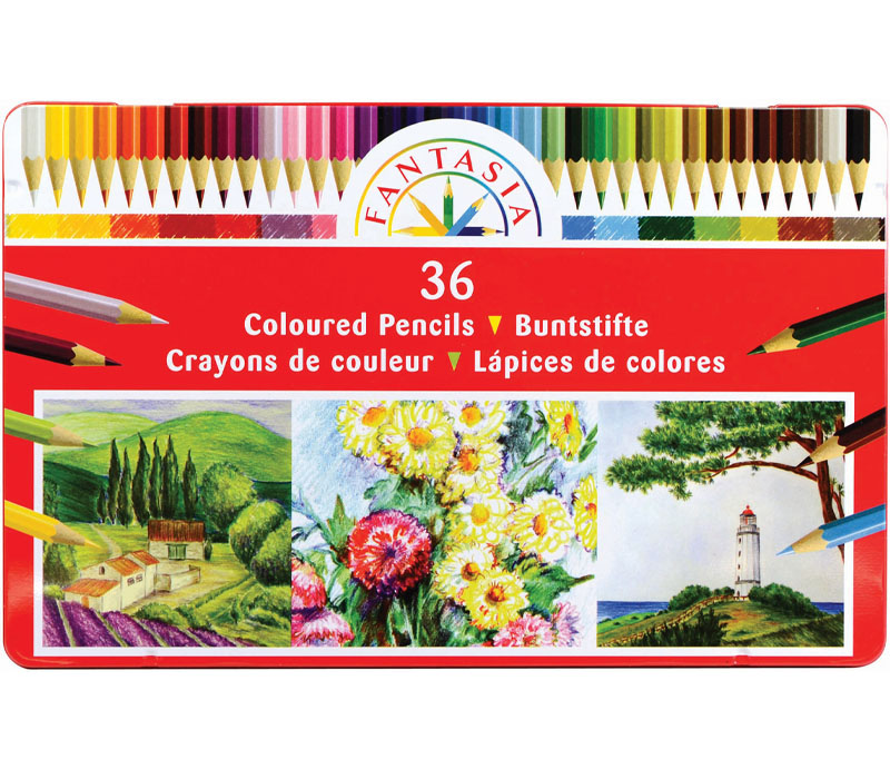 Pro Arts - Fantasia Pencil Set Tin 36 Color