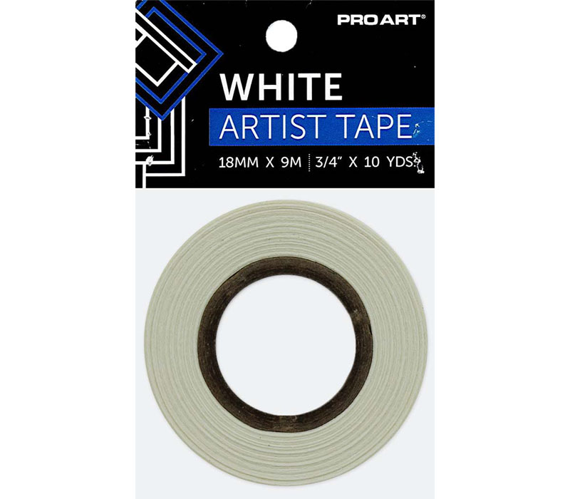 Pro Art Artist Tape - 3/4-inch x 10-yard - White - Craft Warehouse