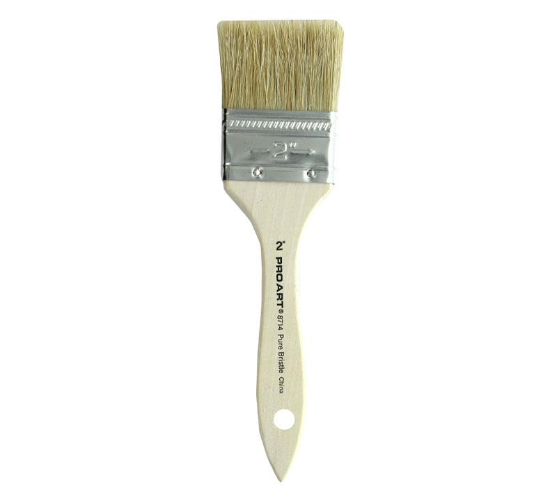 Pro Arts - Brush White Bristle 2-inch