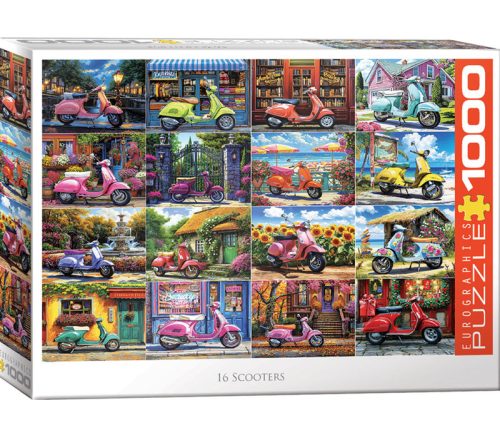 Eurographics 16 Scooters Puzzle - 1000 Piece