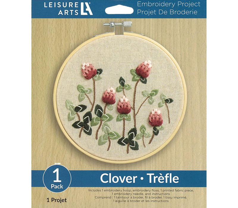 Leisure Arts Clove Embroidery Kit - 6-inch