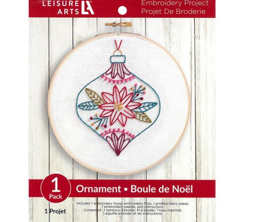 Leisure Arts Embroidery Kit - Ornament