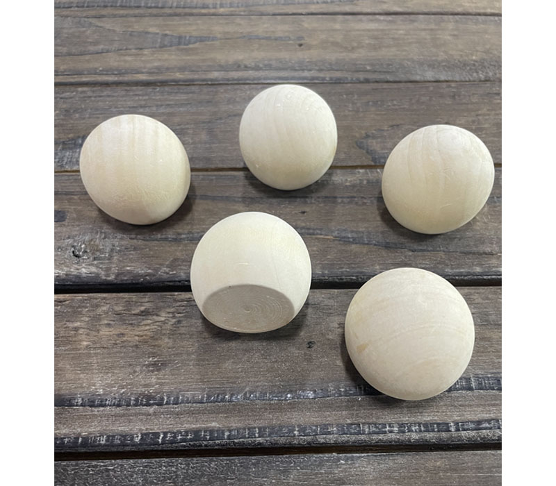 Large Wooden Balls - 5 Piece