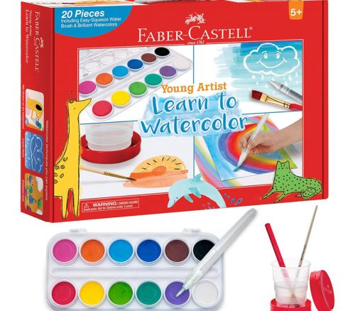 Faber Castell Young Artist Learn to Watercolor Paint Set