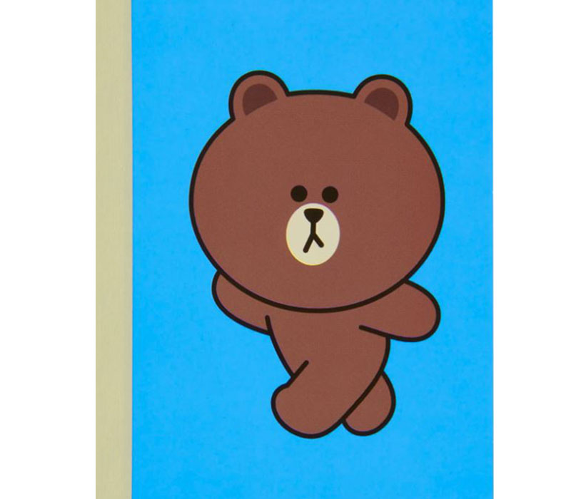 ProFolio Oasis Notebook Line Friends - Brown Bear