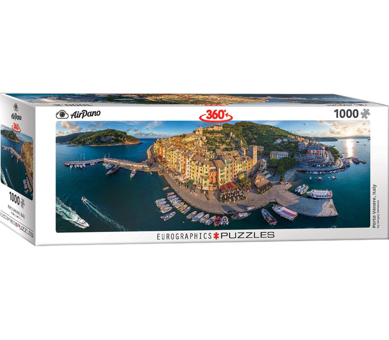 Porto Venere Italy Panoramic Puzzle - 1000 Piece