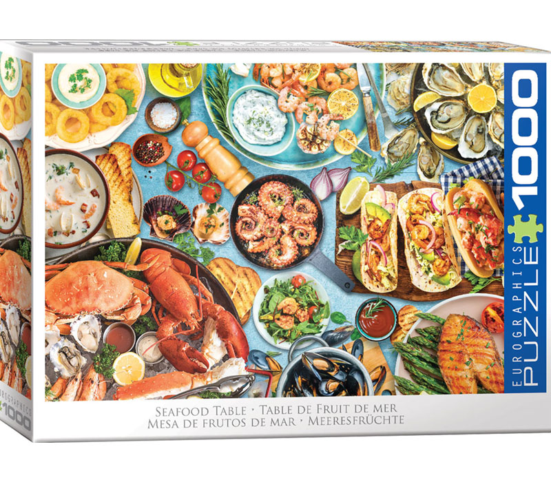 Seafood Table Puzzle - 1000 Piece