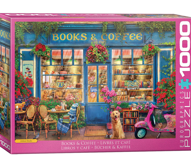 Books and Coffee Puzzle - 1000 Piece