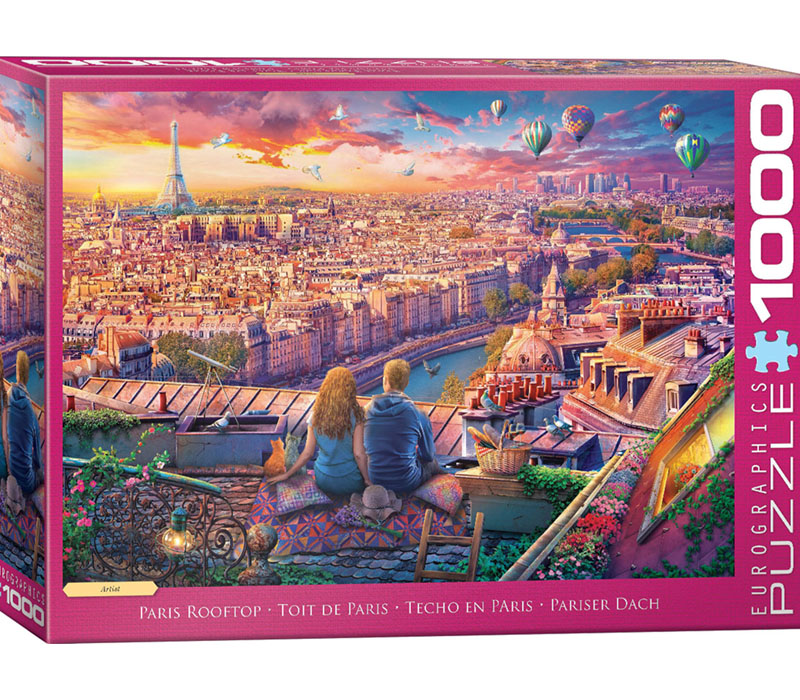Paris Rooftop Puzzle - 1000 Piece