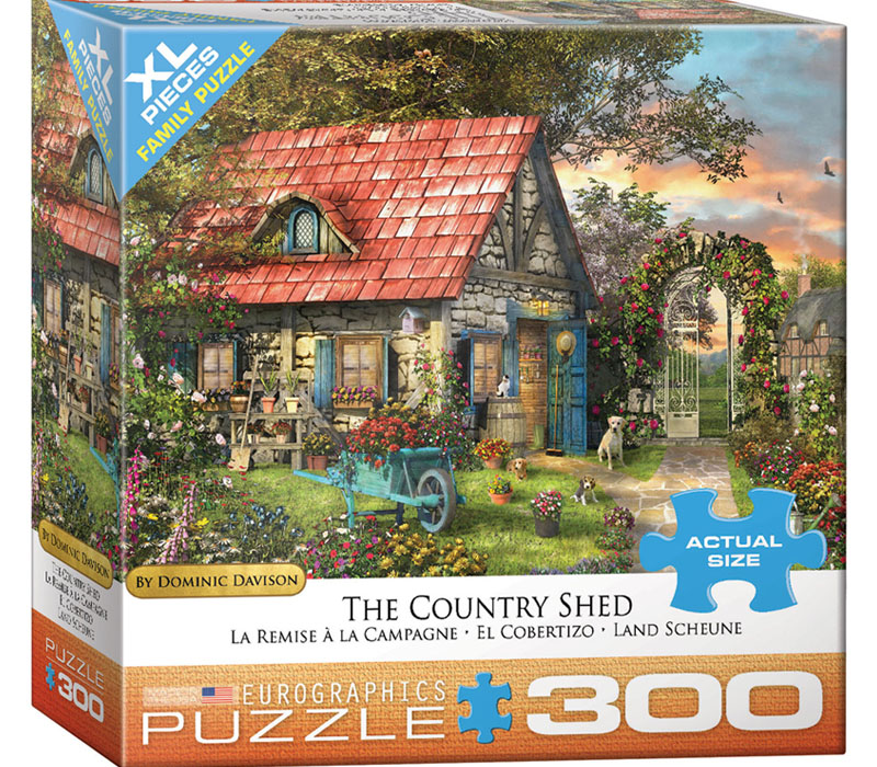The Country Shed Dominic Davison Puzzle - 300 Piece