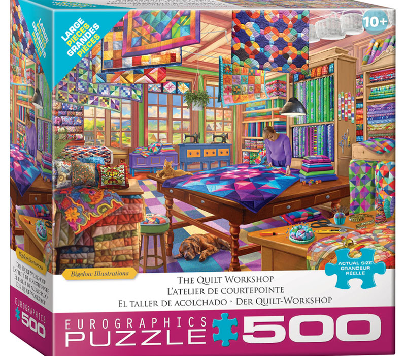 The Quilt Workshop Puzzle - 500 Piece