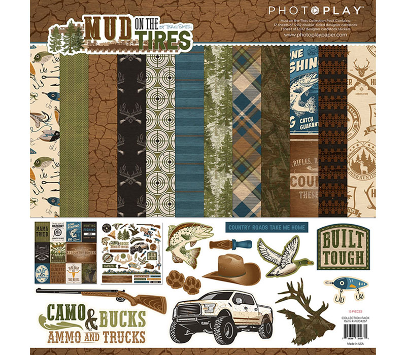 Photo Play Collection Kit - 12x12 - Mud on the Tires
