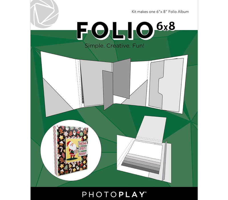 Photo Play Folio 6x8 - White