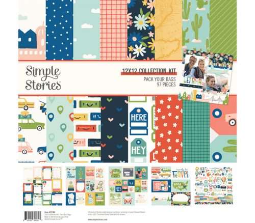 Simple Stories Collection Kit - 12x12 - Pack Your Bags