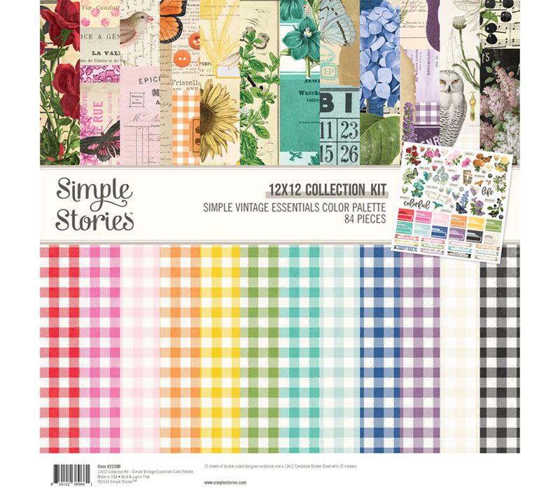 Simple Stories Collection Kit - 12x12 - Simple Vintage Essentials Color Palette