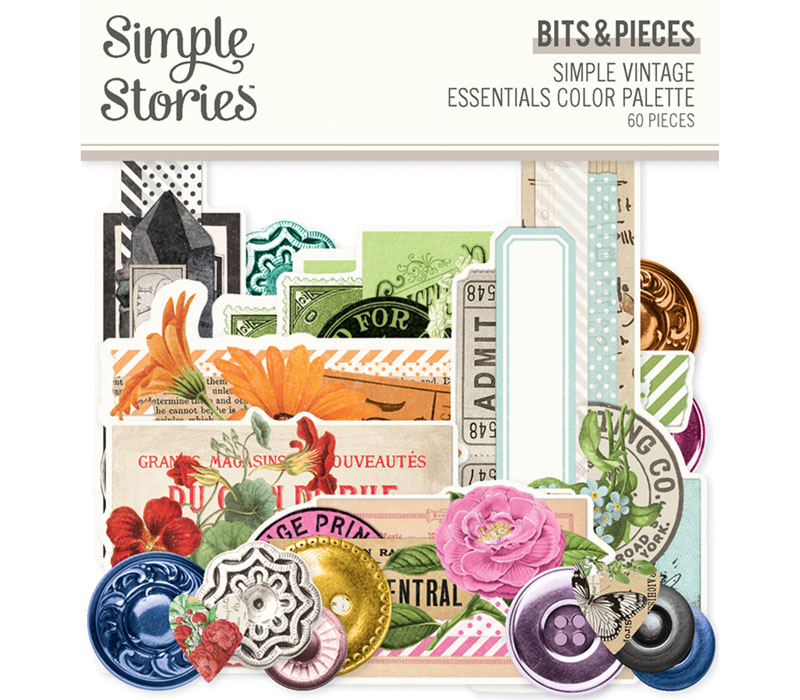 Simple Stories Bits and Pieces - Simple Vintage Essentials Color Palette