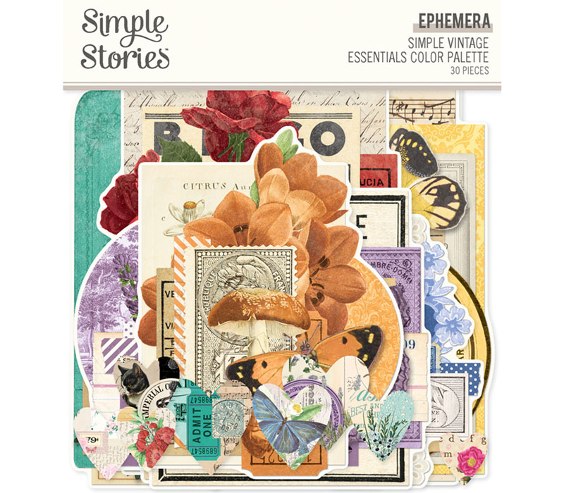 Simple Stories Ephemera - Simple Vintage Essentials Color Palette