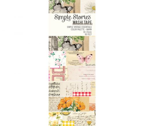 Simple Stories Washi Tape 6 Roll Pack - Warm